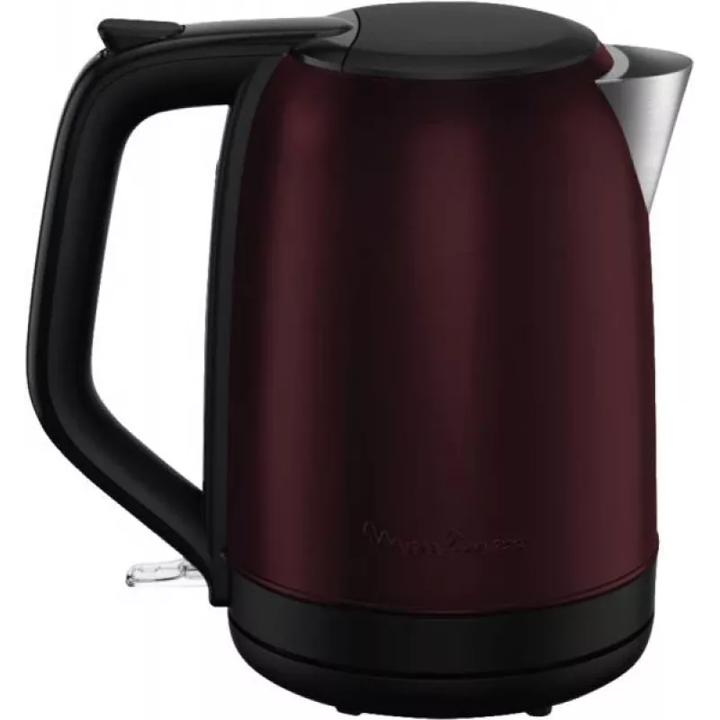 Chaleira elétrica MOULINEX BY5S05E0 1,7 L 2400 W preto/bordô aço inoxidável