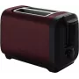 Torradeira MOULINEX LT5S05E0 — 2 fatias, 1300 W, caixa em aço inoxidável, preto/vermelho