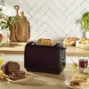 Torradeira MOULINEX LT5S05E0 — 2 fatias, 1300 W, caixa em aço inoxidável, preto/vermelho