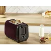 Torradeira MOULINEX LT5S05E0 — 2 fatias, 1300 W, caixa em aço inoxidável, preto/vermelho