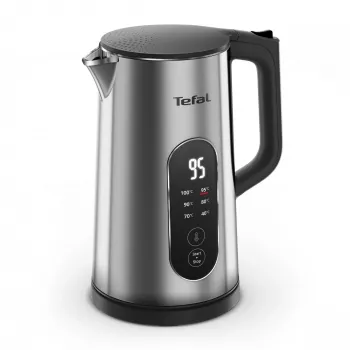 Chaleira elétrica Tefal Selection KI871DE0 1,7 l 1500 W preto, aço inoxidável