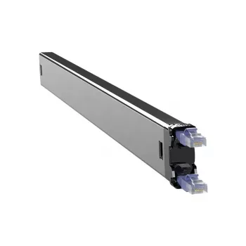 Organizador de cabos para rack PATCHBOX C60STPXC6XXX1V calha de cabos preto, prateado, violeta 1 unid.