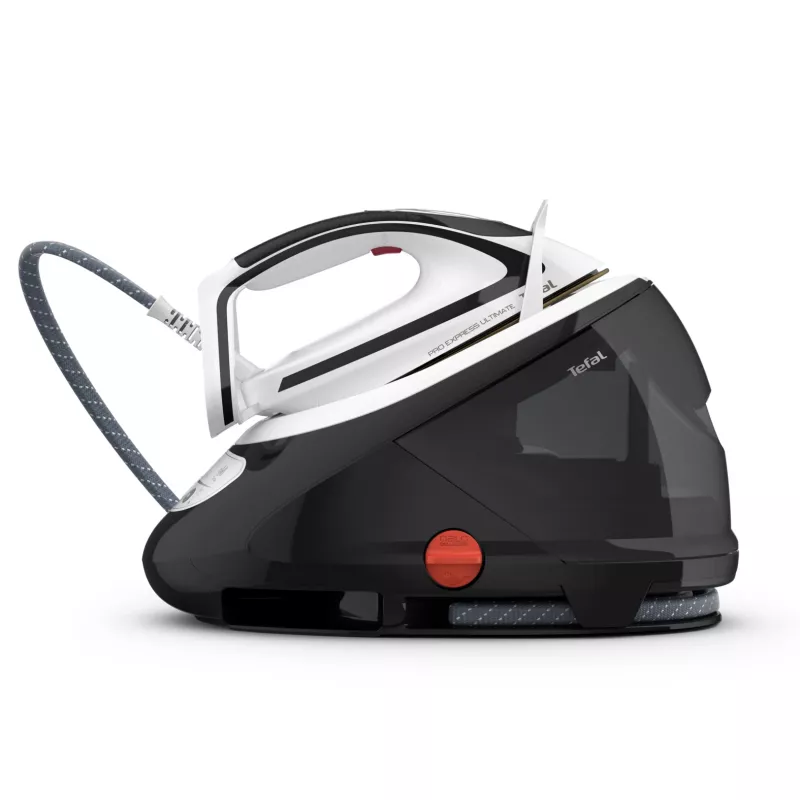 Ferro de engomar Tefal Pro Express Ultimate GV9550 1,9 L base Durilium AirGlide Autoclean preto, branco