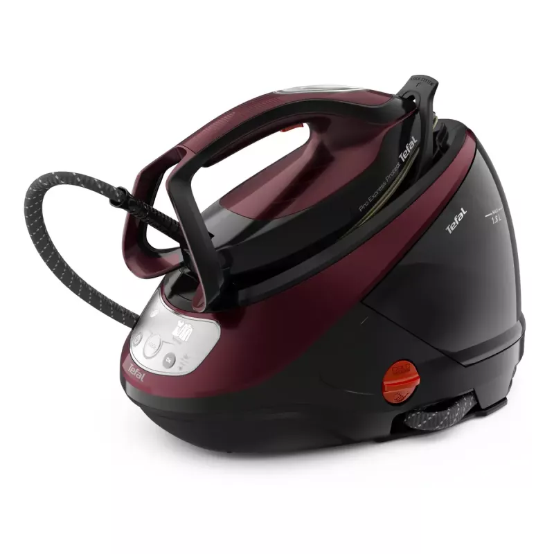 Ferro de engomar Tefal Pro Express Protect GV9230 2600 W 1,8 L preto, bordô