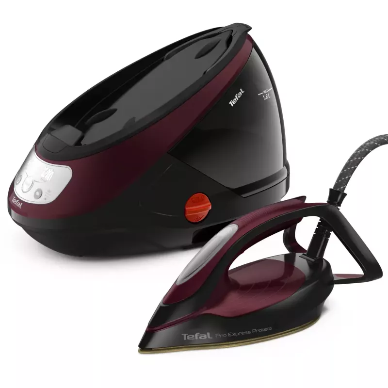 Ferro de engomar Tefal Pro Express Protect GV9230 2600 W 1,8 L preto, bordô