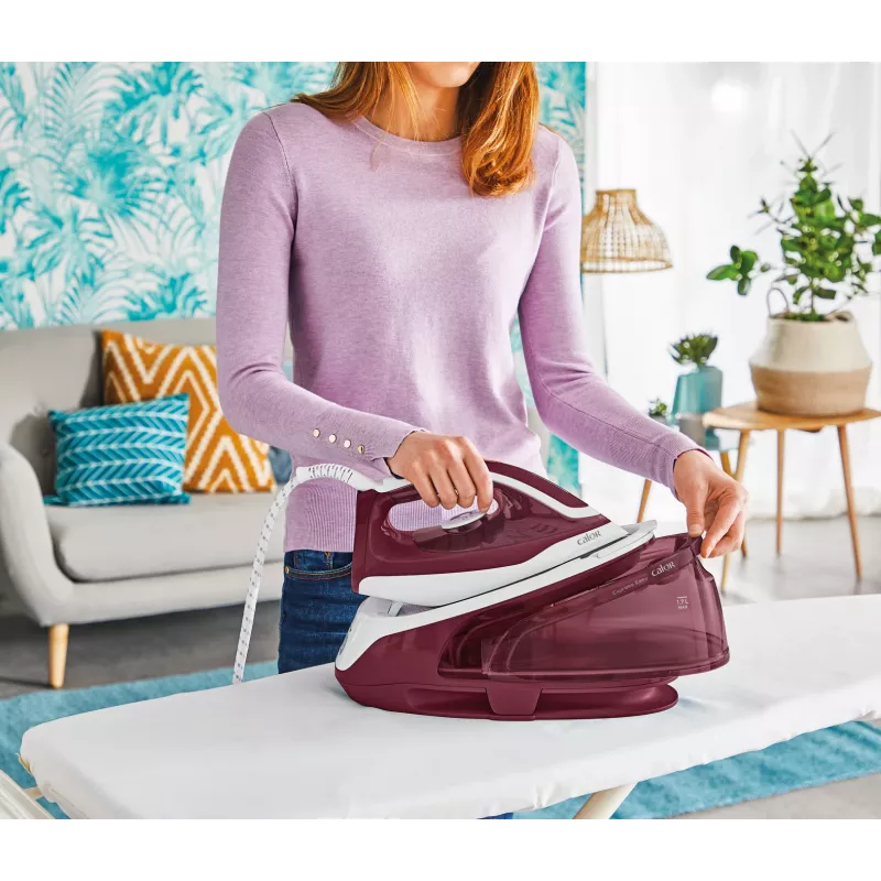 Ferro de engomar Tefal Express Easy SV6130 2200 W 1,7 L vermelho, branco