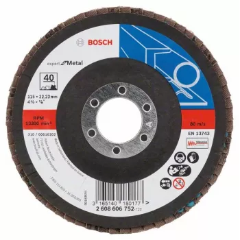 Acessório para rebarbadora Bosch 2 608 606 752 disco de limpeza