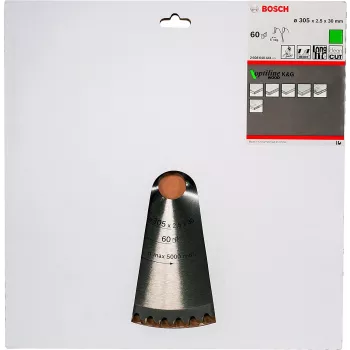 Lâminas de serra circular Bosch Optiline Wood, madeira, 30,5 cm, Bosch, 798 g, 1 unid.