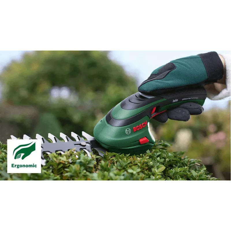 Bosch Isio tesoura de relva a bateria 8 cm 3,6 V preto, verde