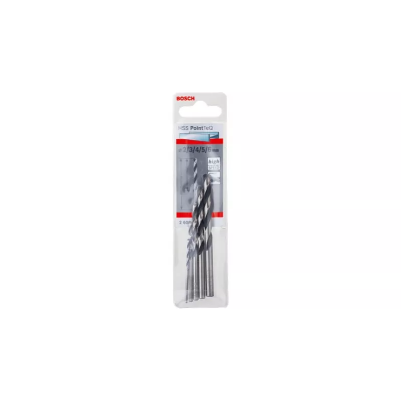 Conjunto de brocas helicoidais Bosch HSS PointTeQ 5 unid.