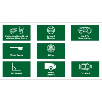 Bosch F016800572 conjunto de lavagem de automóvel para hidrolimpador Bosch