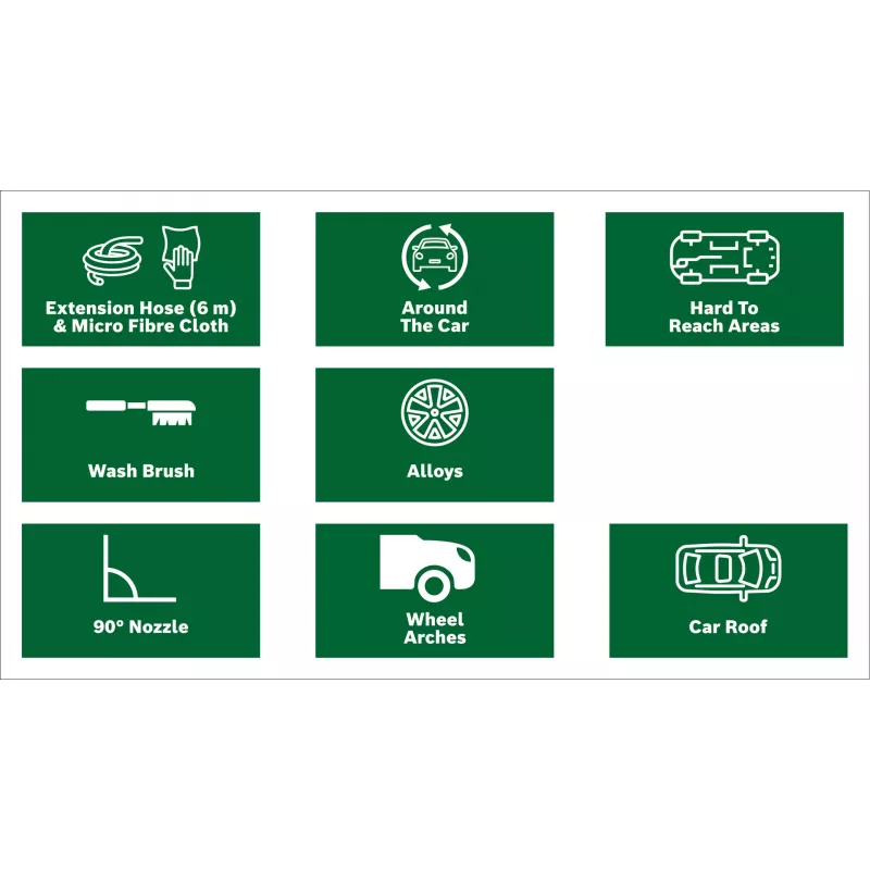 Bosch F016800572 conjunto de lavagem de automóvel para hidrolimpador Bosch