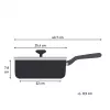 Tefal Change preto C4763225 frigideira de estufar redonda