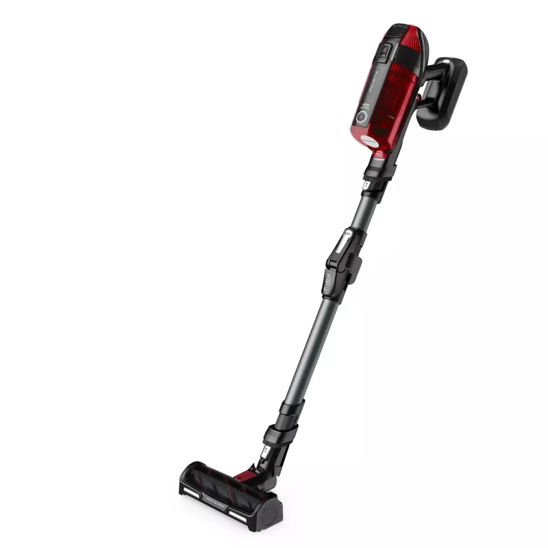 Aspirador Rowenta RH98A8 2 em 1 com bateria sem saco 0,9 l 320 W vermelho, cinzento