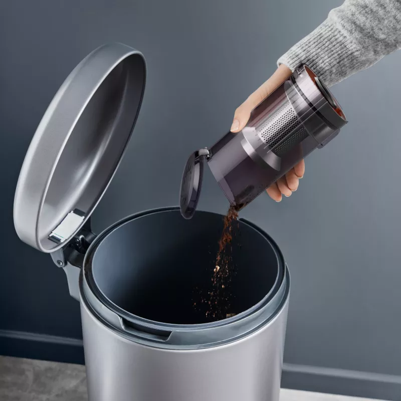 Aspirador com bateria Rowenta X-Force Flex 13.60 RH9A36WV — 60 min de autonomia, 0,65 L sem saco, ciclónico, roxo