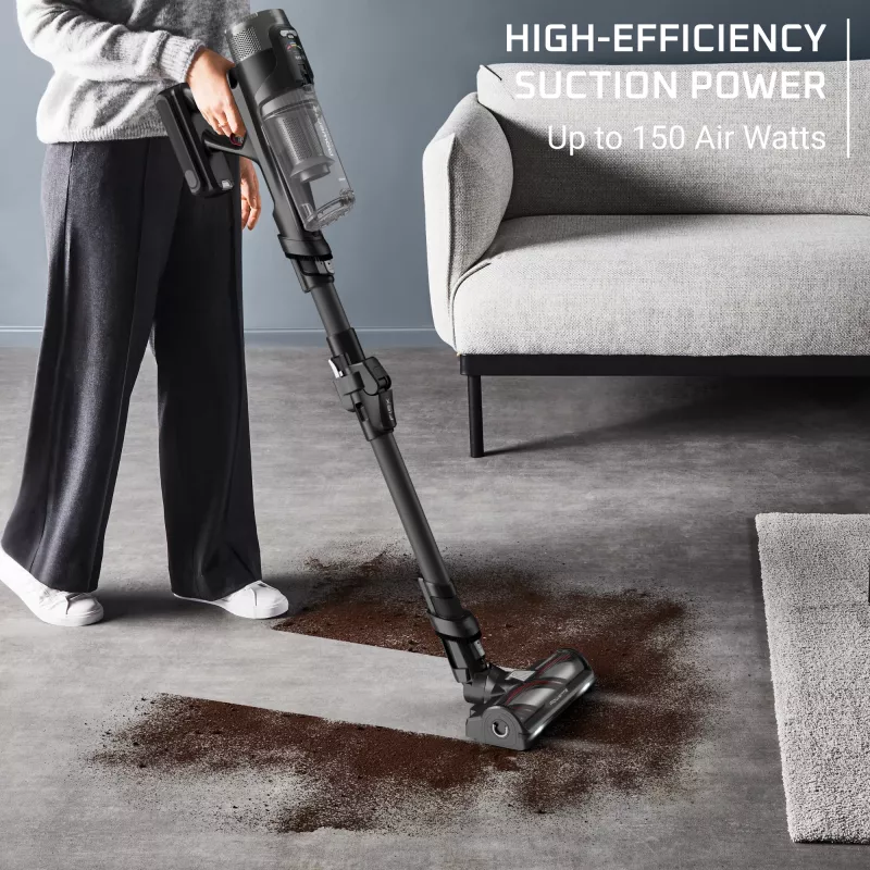 Rowenta X-Force Flex RH9L55E0 aspirador vertical 2 em 1 com bateria a seco sem saco 0,65 l preto