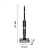Rowenta X-Clean 7 GZ5736E0 aspirador vertical com bateria a seco e húmido sem saco preto