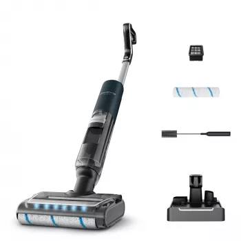 Rowenta X-Clean 7 GZ5735E0 aspirador vertical com bateria a seco e húmido sem saco 0,5 l preto, cromado