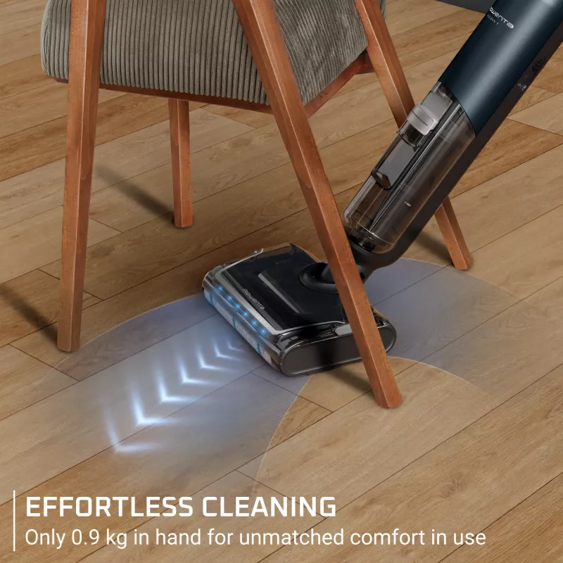 Rowenta X-Clean 7 GZ5735E0 aspirador vertical com bateria a seco e húmido sem saco 0,5 l preto, cromado