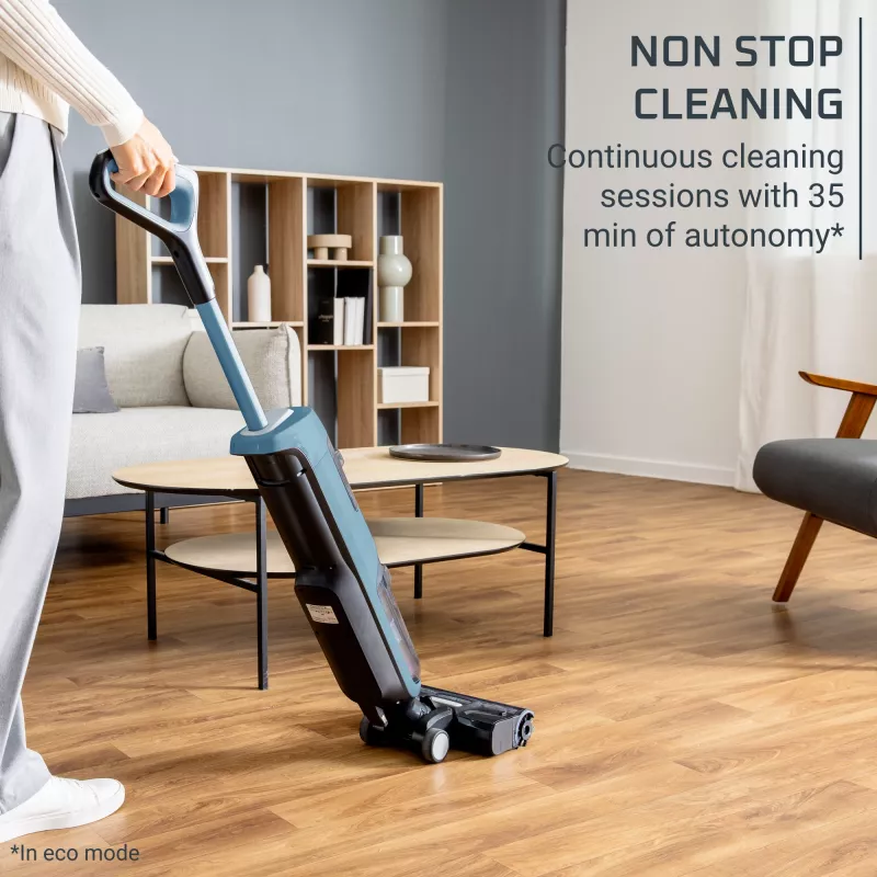 Rowenta X-Clean 2 GZ2271E0 aspirador vertical com bateria a húmido e a seco sem saco azul