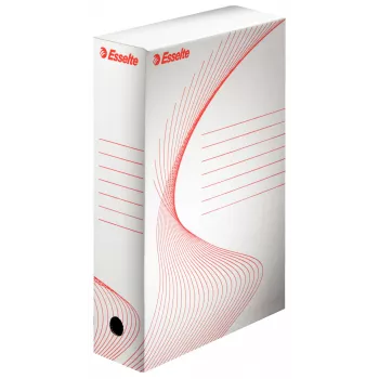 Esselte 128001 caixa de arquivo cartão vermelho, branco
