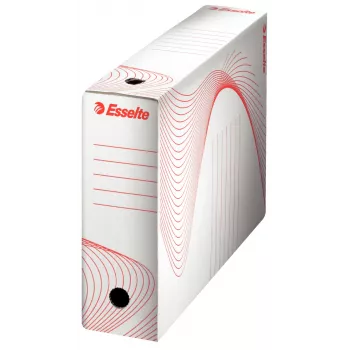 Esselte 128001 caixa de arquivo cartão vermelho, branco