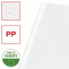 Esselte Capas transparentes A4 – Economy –, 210 x 297 mm (A4), transparente, polipropileno (PP), vertical, abertura superior, 230 mm