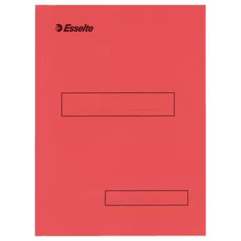 Dossiê de arquivo Esselte 721020 cartão vermelho A4