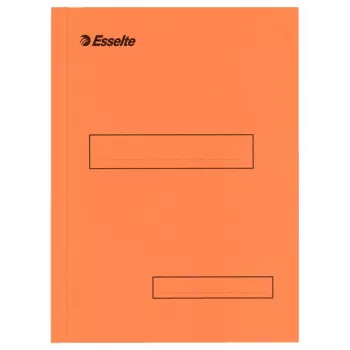 Dossiê de arquivo Esselte 721050 cartão laranja A4 230x310 mm