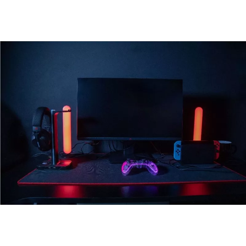 Konix PULSAR Headset com fios e sem fios arco de cabeça Gaming USB Type-C Bluetooth preto