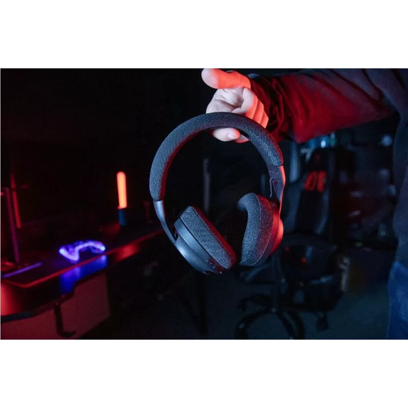 Konix PULSAR Headset com fios e sem fios arco de cabeça Gaming USB Type-C Bluetooth preto