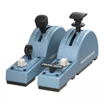 Thrustmaster TCA Quadrant Add-On Airbus Edition preto, azul simulador de voo PC