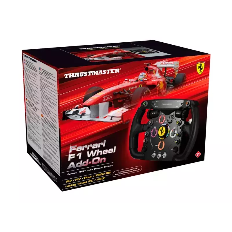 Thrustmaster Ferrari F1 preto RF volante analógico PC, PlayStation 4, PlayStation 5, Playstation 3, Xbox