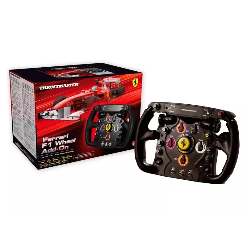 Thrustmaster Ferrari F1 preto RF volante analógico PC, PlayStation 4, PlayStation 5, Playstation 3, Xbox