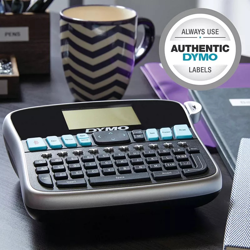 DYMO LabelManager Impressora de etiquetas de secretária | 360D Impressora de etiquetas portátil recarregávelFácil de utilizarTeclas inteligentes One-TouchTeclado QWERTZEcrã grande | Para organização em casa e no escritório