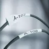 DYMO RHINO 4200 Impressora de etiquetas industrial | Teclado AZERTY e teclas de atalho que poupam tempo | Impressora de etiquetas robusta para estaleiros e tarefas de etiquetagem exigentes