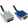 Adaptador de cabo de vídeo Hypertec 127701-HY 2 m VGA (D-Sub) DVI preto