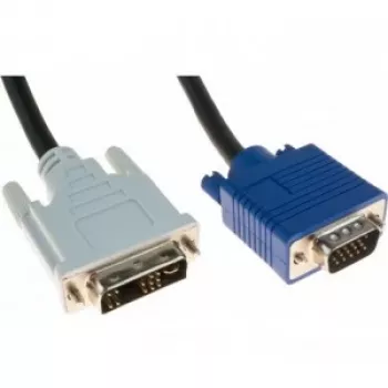 Cabo VGA Hypertec 127711-HY 3 m DVI-A VGA (D-Sub) preto, azul, branco
