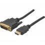 Adaptador de cabo de vídeo Hypertec 127961-HY 10 m HDMI Type-A (Standard) DVI-D preto