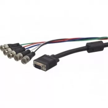 Adaptador de cabo de vídeo Hypertec 129151-HY 1,8 m VGA (D-Sub) 5 x BNC preto, azul, verde, vermelho, branco