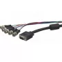 Adaptador de cabo de vídeo Hypertec 129151-HY 1,8 m VGA (D-Sub) 5 x BNC preto, azul, verde, vermelho, branco