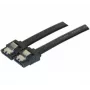 Hypertec 314032-HY Cabo SATA 0,5 m SATA 7 pinos preto