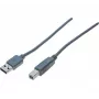 Hypertec 532514-HY Cabo USB USB 2.0 5 m USB A USB B cinzento