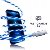 Oniverse cabo USB-A para USB-C Quick Charge com LED - 2 metros - branco (multiplataforma)