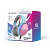 Oniverse headset gaming Nebula - Diva Pink (multiplataforma), com fios, gaming, 20 - 20000 Hz, 356 g, headset, ciano, rosa