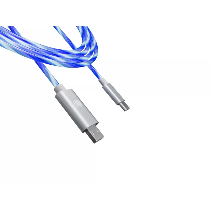 Oniverse cabo de carregamento rápido USB-C para USB-C – 2 metros – LED (multiplataforma)