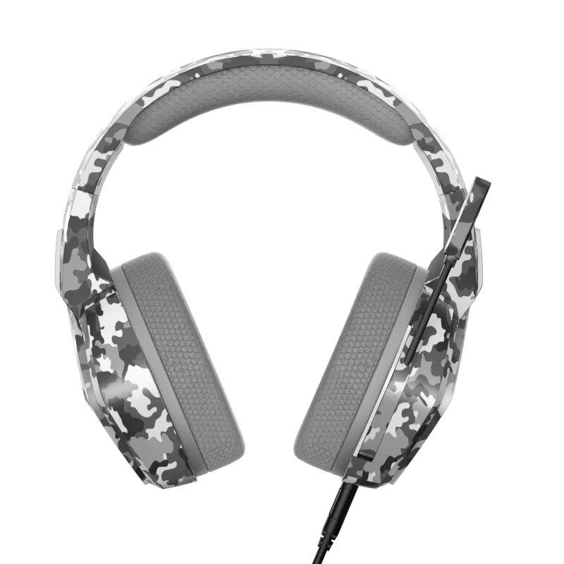 Oniverse headset gaming Nebula - Urban Camo (multiplataforma), com fios, 20 - 20000 Hz, gaming, 356 g, headset, padrão camuflado