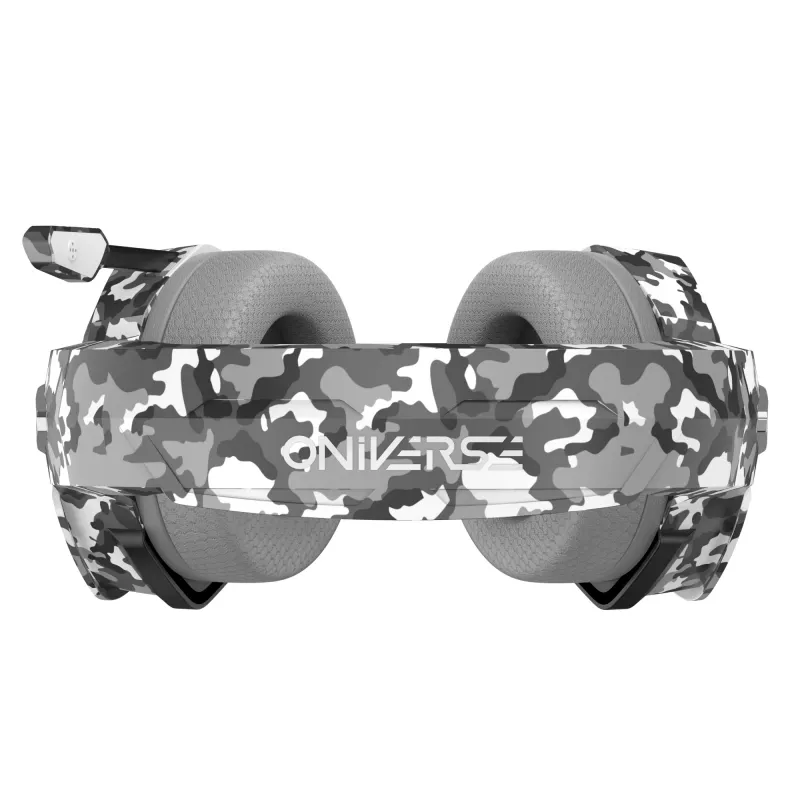 Oniverse headset gaming Nebula - Urban Camo (multiplataforma), com fios, 20 - 20000 Hz, gaming, 356 g, headset, padrão camuflado