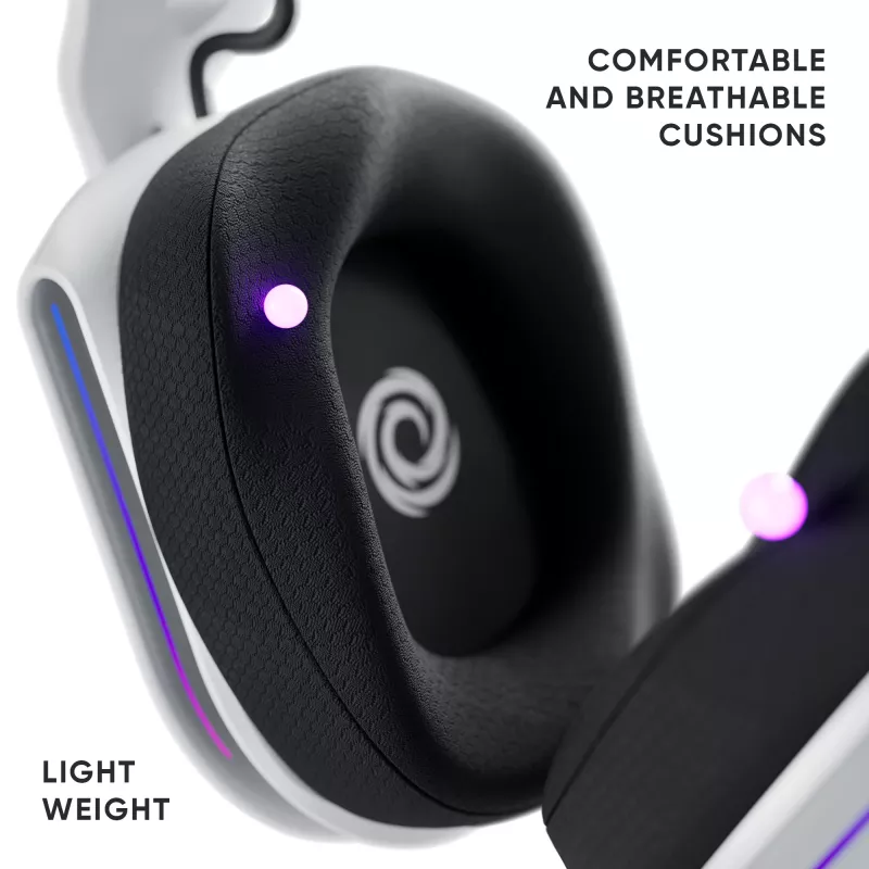 Oniverse Wireless Gaming Headset Polaris - Celestial White (Multiplataforma)