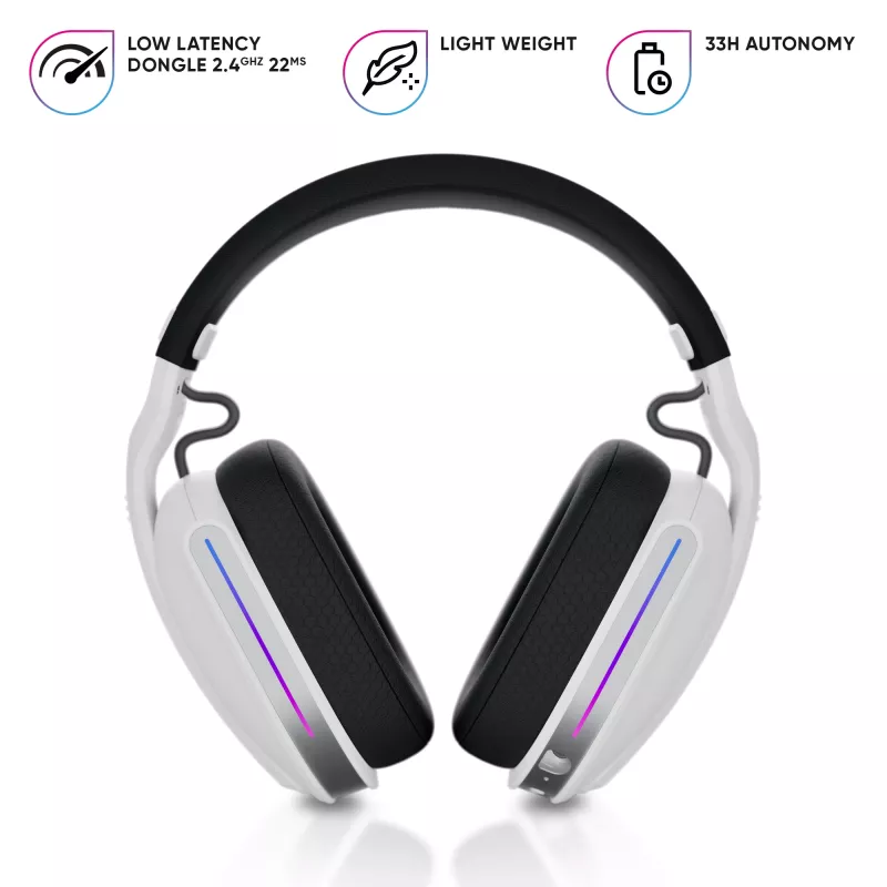 Oniverse Wireless Gaming Headset Polaris - Celestial White (Multiplataforma)